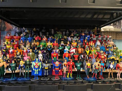 Some Of The Action Figure Collection Dcau