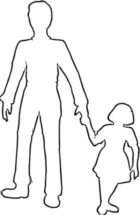 Check spelling or type a new query. Dad with Daughter Outline coloring page | Father's day ...