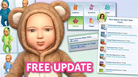 Everything In The Infant Update Base Game New Items Infant Traits