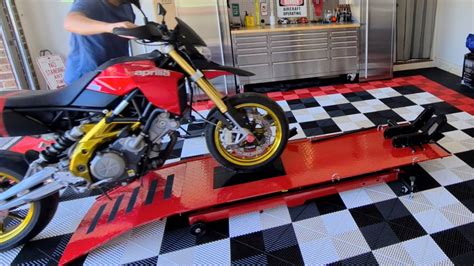 New Motorcycle Lift Bench Hoist Build 2021 Garage Goals Youtube