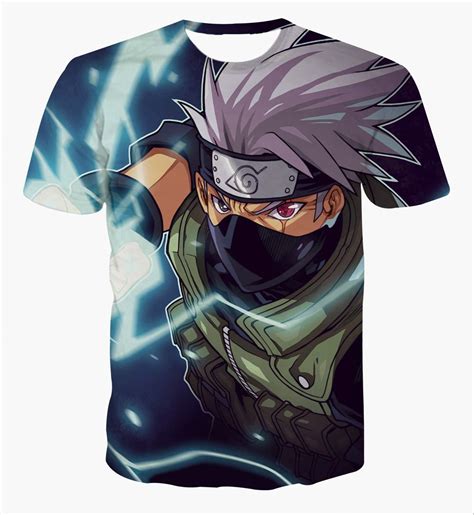 Naruto Kakashi Hatake Cool 3d Flash Full Print T Shirt Kakashi