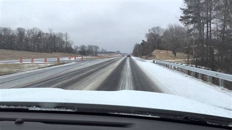 Tennessee Icy Road Conditions Youtube