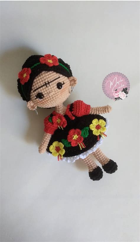 Frida Amigurumi Com 26 Cm Crochet Doll Tutorial Crochet Doll Pattern