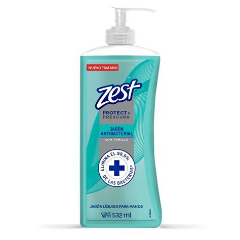 Jabón líquido para manos Zest antibacterial tomillo 532 ml Walmart