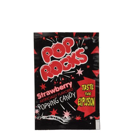 Sproginėjantys Saldainisi Pop Rocks Braškių Sk Yummy