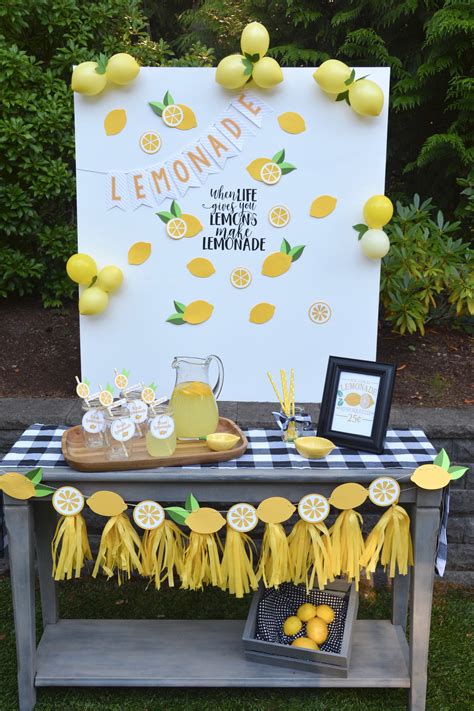 When Life Gives You Lemons Lemonade Party — Davis And Scout Celebration Co