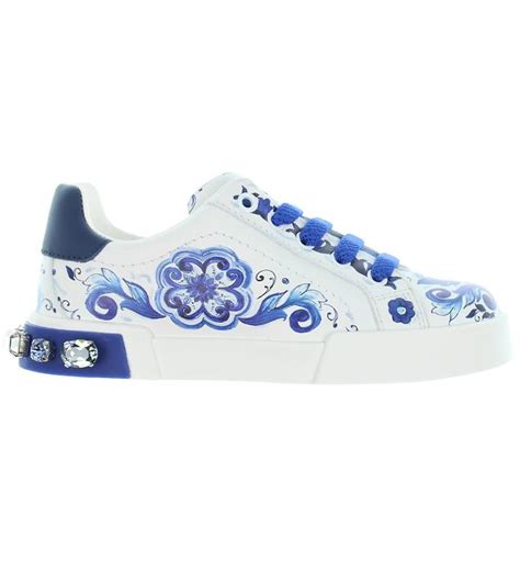 Dolce And Gabbana Shoe Blu Mediterraneo White W Bluerhin