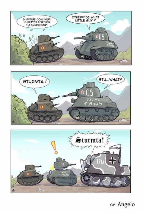 Hetzer And Friends Strips Panzer Memes Funny Tanks Funny Jokes