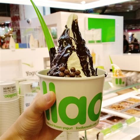 Llaollao started in 2009 with one store, now has more than 70 stores in europe and as the industry we tell as we have done: Llao Llao At Woodlands, Singapore - Maddox Tan