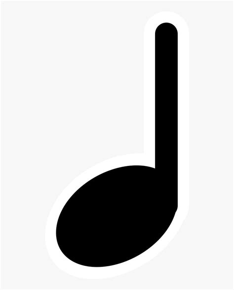 Mono Music Quarternote Music Symbols Quarter Note Hd Png Download