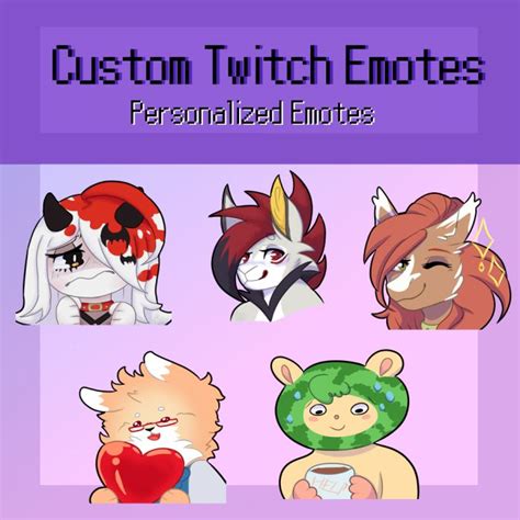 Personalized Emote Commission YCH Commishes
