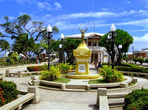 Eye In The Sky Naga Citys Public Plaza And Naga Church Cebu Province