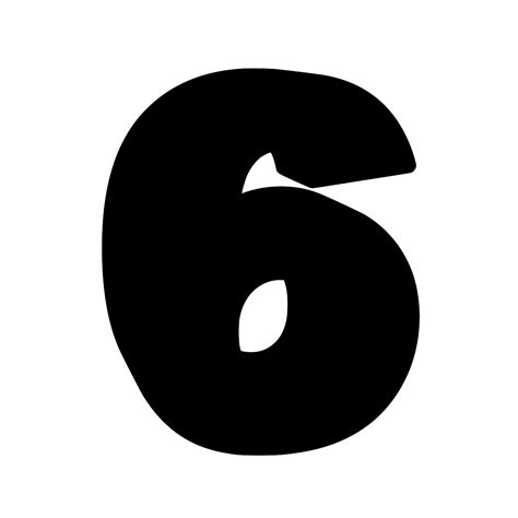 Download SVG > 6 six number - Free SVG Image & Icon. | SVG Silh