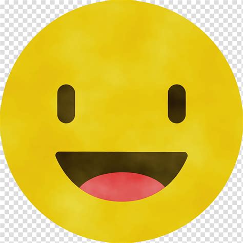 Emoticon Emoji Watercolor Paint Wet Ink Advicim Smile Smiley