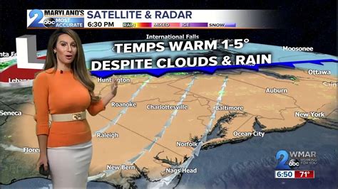 Sabrina Fein Weathe In Orange White Skirt Youtube