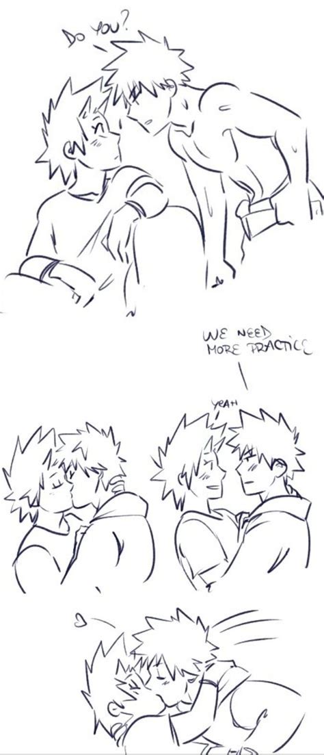 Each chapter has 10 memes slight anime spoilers, no manga spoilers, almost none of. Bakugou Katsuki × Kirishima Eijirou | Kirishima, Dibujos ...