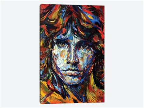 Jim Morrison Canvas Art Print By Natasha Mylius Icanvas