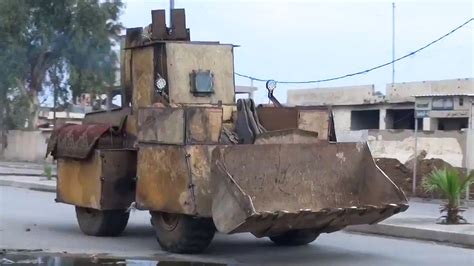 This Isis Armored Loader Just Broke Through Iraqi Army Lines And Blew Up