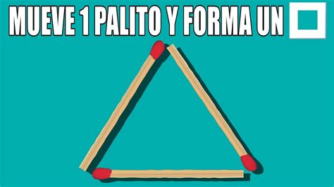 Taller de matematica con fosforos,. MUEVE UN PALILLO Y FORMA UN CUADRADO ¿PUEDES HACERLO ...