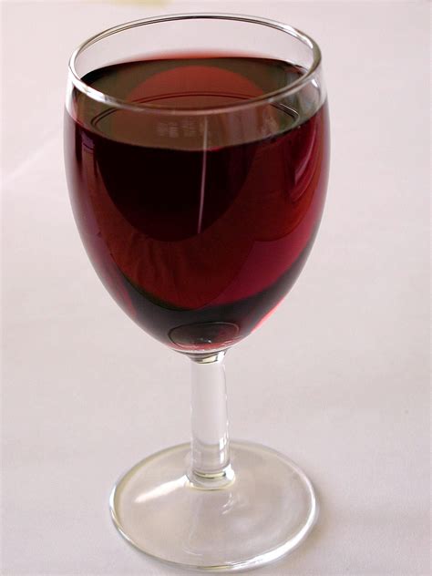 Filered Wine In Glass