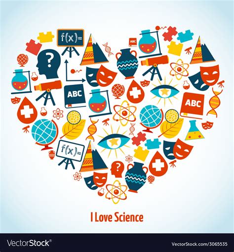 Education Heart Concept Royalty Free Vector Image