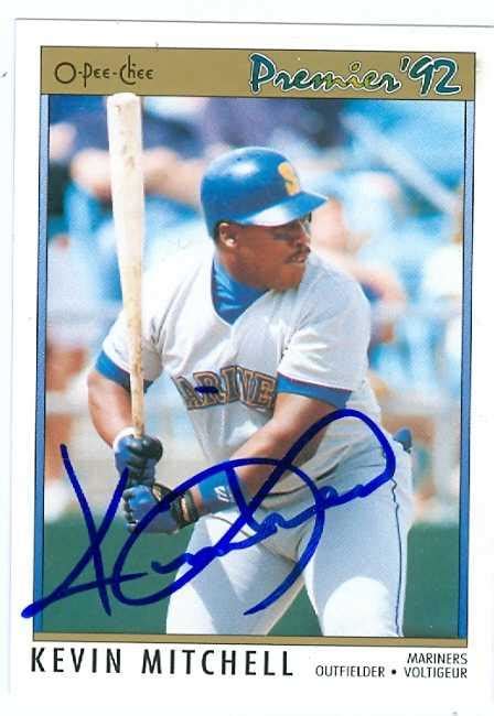 Kevin bernard gilbride (born august 27, 1951) is an american football head coach. Kevin Mitchell autographed baseball card (Seattle Mariners) 1992 O-Pee-Chee Premier baseball ...