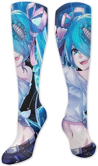 Long Sock Stocking Hosiery Anime Hatsunemiku Knee Athletic