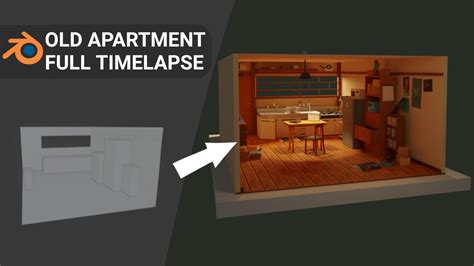 Old Apartment Full Blender Modeling Timelapse Youtube