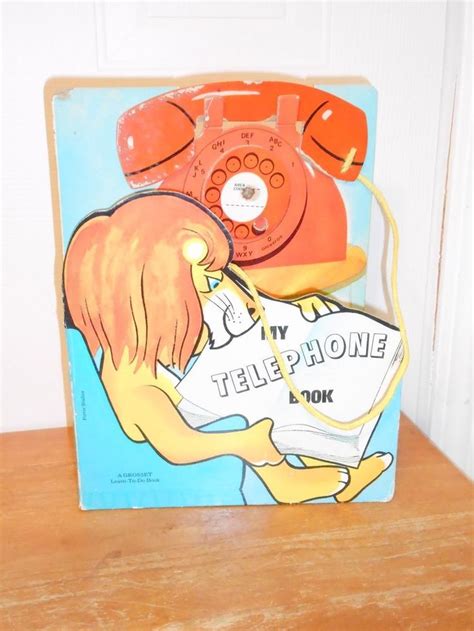 My Telephone Book A Grosset Learn To Do Book Vintage Childs Book