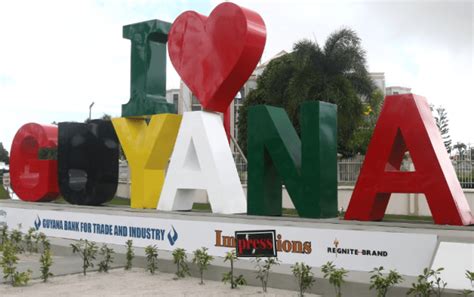 5m ‘i love guyana sign commissioned inews guyana