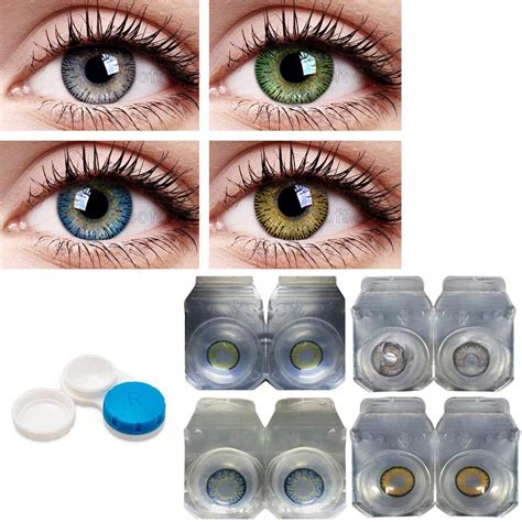 Buy Soft Eye Combo Pack Of 4 Pairs Of Monthly Color Contact Lenses