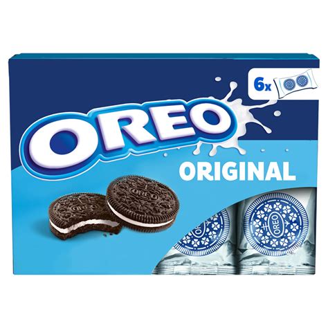 Oreo Original Vanilla Sandwich Biscuits 6 Snack Packs 132g Chocolate