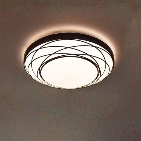 The lakeside ii for example is a very beautiful and simple ceiling fan, that has a white. Shop Portfolio 19-in W Black LED Ceiling Flush Mount at ...