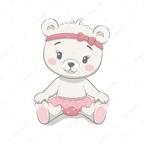 Premium Vector Cute Baby Bear Cartoon