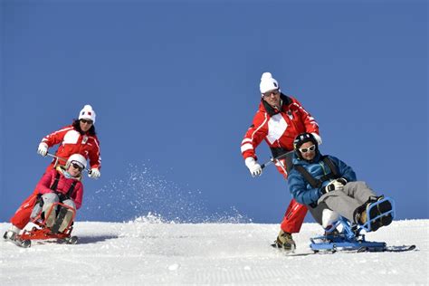 Disabled Skiing In Les Arcs