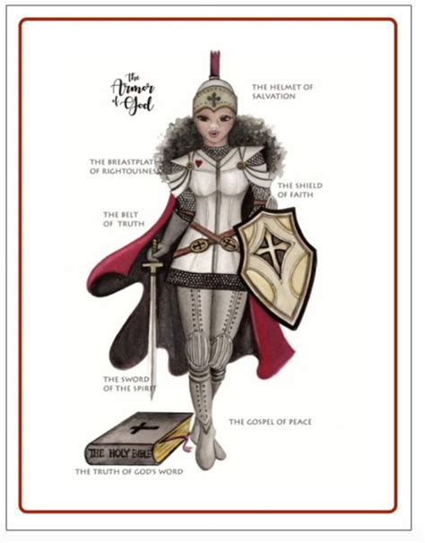 Custom Armor Of God Illustration Etsy