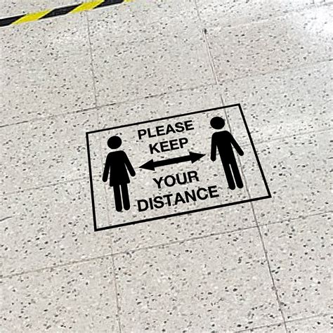 Please Keep Your Distance Signage Social Distancing Etsy