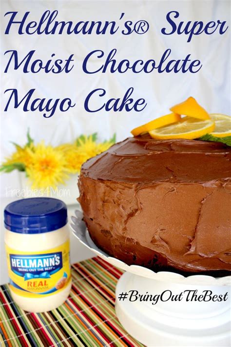 Hellmanns® Super Moist Chocolate Mayo Cake Recipe Chocolate Mayo