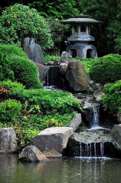 15 Fountain Ideas For Your Garden Japanese Garden Waterfalls