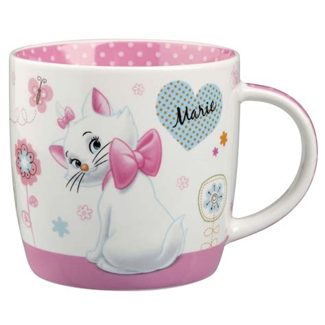 Every decade or so, she gets a new one. Marie mug | Disney mugs, Marie aristocats, Mugs