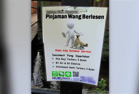 Pemberi pinjam wang berlesen, seremban. Pemberi pinjaman wang berlesen dilarang iklankan syarikat ...