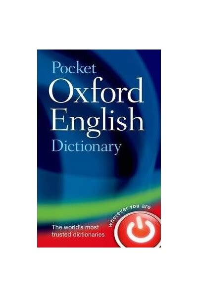 Pocket Oxford English Dictionary Oxford University Press