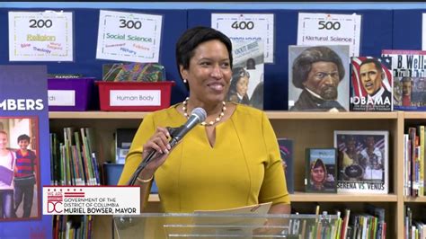 Mayor muriel bowser said her decision to paint black lives matter on a street leading up to the white house was in part driven it is my responsibility to defend our city, bowser told time contributor kimberly dozier. DCPS Student Introduces Mayor Bowser at Extended-Year ...
