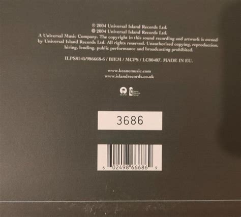 Keane Hopes And Fears Vinyl Record Original Limited Edition Numbered