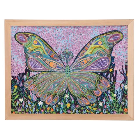 Erika Pochybova Johnson Acrylic Painting Butterfly 2007 Ebth