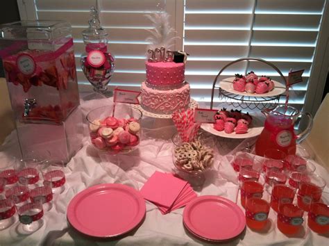 A Little Something Sweet Pink Graduation Party