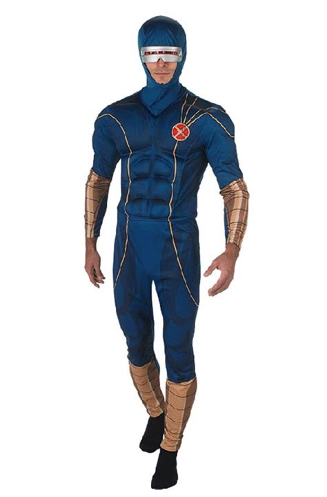 Adult X Men Cyclops Muscle Jumpsuit Costume