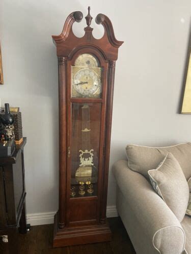 Nice Clock Howard Miller Grandfather Model610 406 Ebay