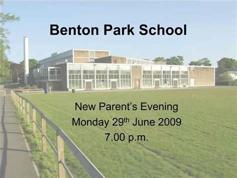 Ppt Benton Park School Powerpoint Presentation Free Download Id447658