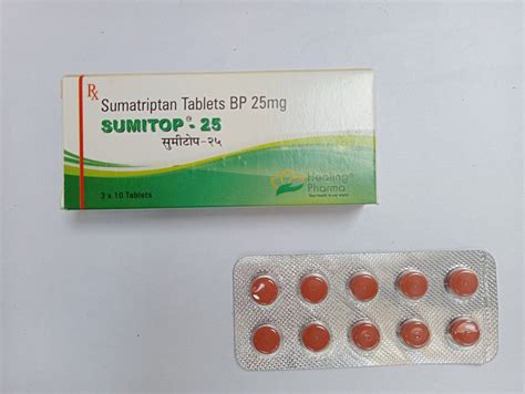 Sumatriptan Tablets Bp At Rs Stripe Antimigraine Drug In